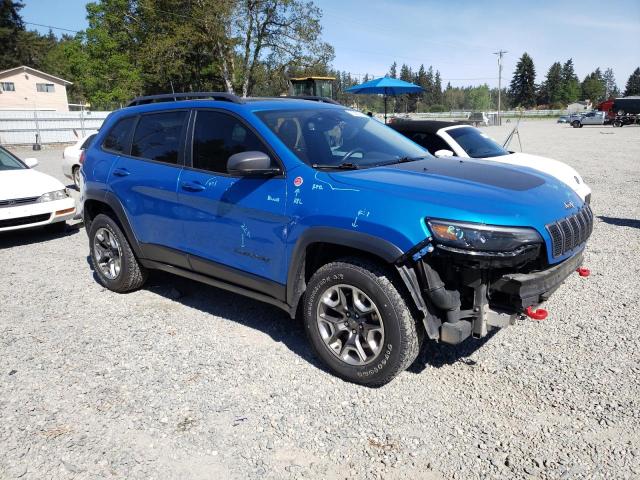 1C4PJMBNXKD174486 - 2019 JEEP CHEROKEE TRAILHAWK BLUE photo 4