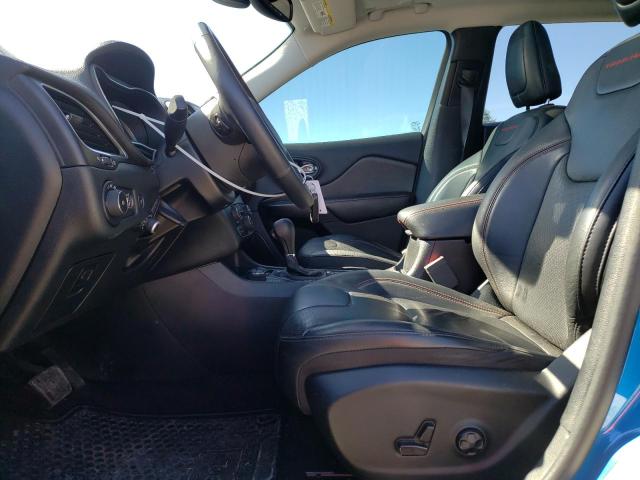 1C4PJMBNXKD174486 - 2019 JEEP CHEROKEE TRAILHAWK BLUE photo 7