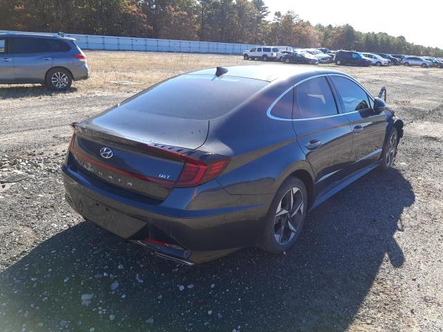 5NPEJ4J24MH107023 - 2021 HYUNDAI SONATA SEL PLUS GRAY photo 4