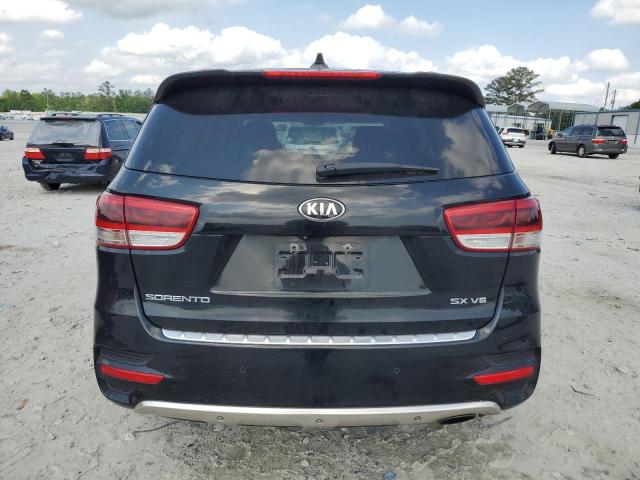 5XYPKDA5XGG107930 - 2016 KIA SORENTO SX BLACK photo 6