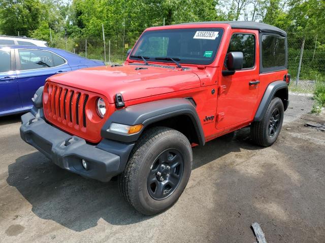 1C4HJXAG2NW262126 - 2022 JEEP WRANGLER SPORT RED photo 1