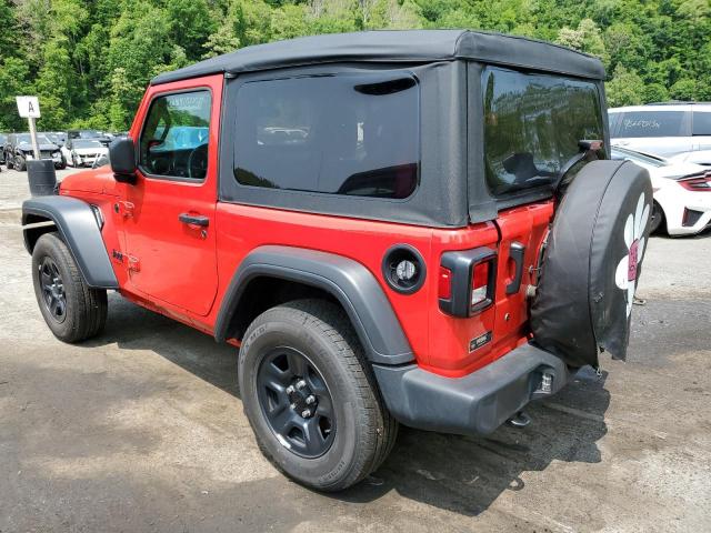 1C4HJXAG2NW262126 - 2022 JEEP WRANGLER SPORT RED photo 2