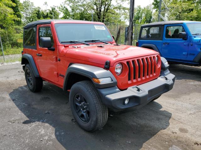 1C4HJXAG2NW262126 - 2022 JEEP WRANGLER SPORT RED photo 4