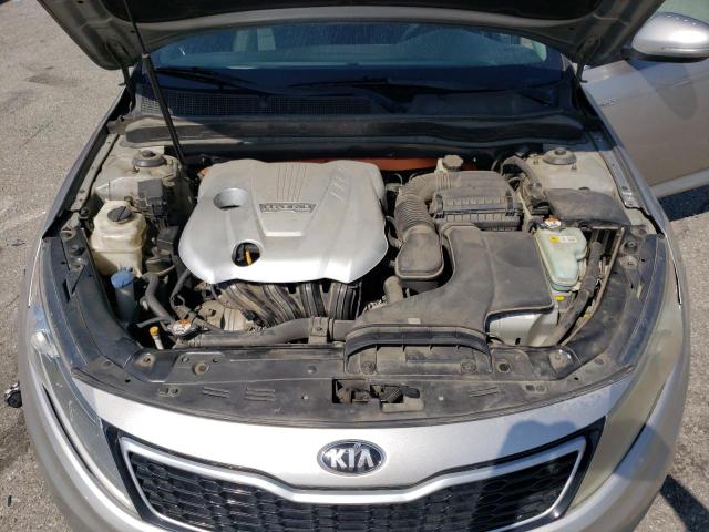 KNAGM4AD2D5057205 - 2013 KIA OPTIMA HYBRID SILVER photo 11