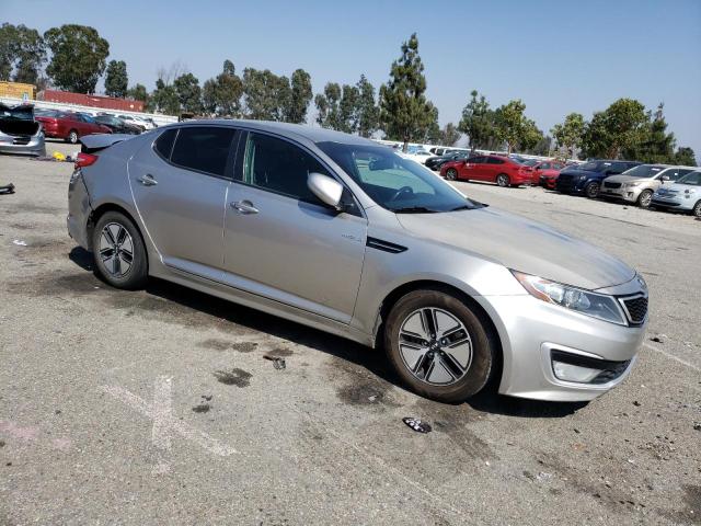 KNAGM4AD2D5057205 - 2013 KIA OPTIMA HYBRID SILVER photo 4