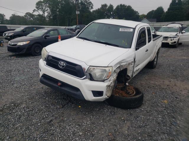 5TFUU4EN7DX056791 - 2013 TOYOTA TACOMA WHITE photo 2