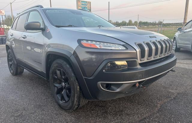 1C4PJMBS8HW521672 - 2017 JEEP CHEROKEE TRAILHAWK GRAY photo 1