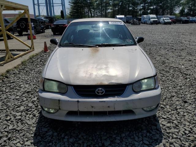 2T1BR12E01C486295 - 2001 TOYOTA COROLLA CE BEIGE photo 5