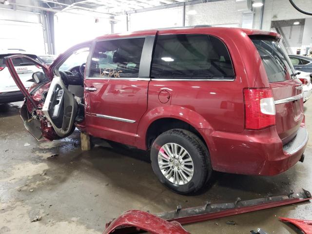 2C4RC1CG0ER328738 - 2014 CHRYSLER TOWN & COU TOURING L RED photo 2
