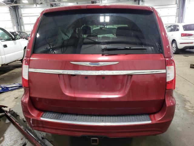 2C4RC1CG0ER328738 - 2014 CHRYSLER TOWN & COU TOURING L RED photo 6