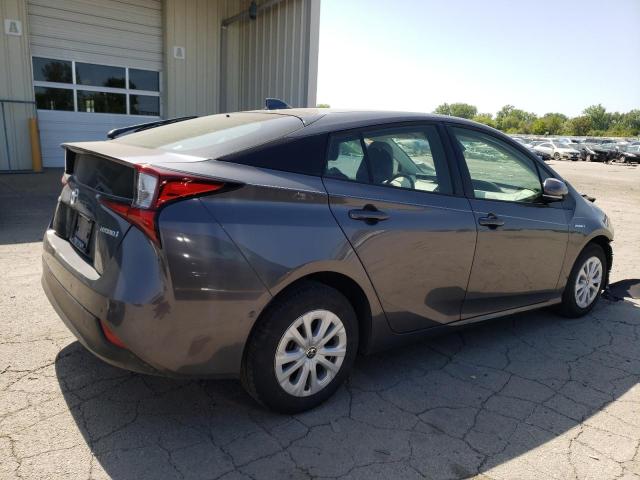 JTDKARFU8L3103481 - 2020 TOYOTA PRIUS L GRAY photo 3