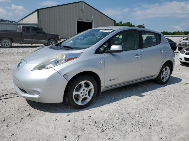 JN1AZ0CP8BT001100 - 2011 NISSAN LEAF SV SILVER photo 1