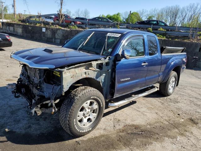 5TEUU42N77Z430396 - 2007 TOYOTA TACOMA ACCESS CAB BLUE photo 1