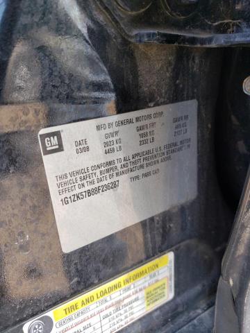 1G1ZK57B88F236287 - 2008 CHEVROLET MALIBU LTZ 黑色 照片 12