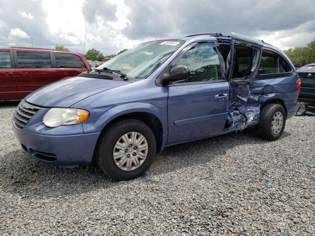 2A4GP44RX7R143932 - 2007 CHRYSLER TOWN & COU LX BLUE photo 1