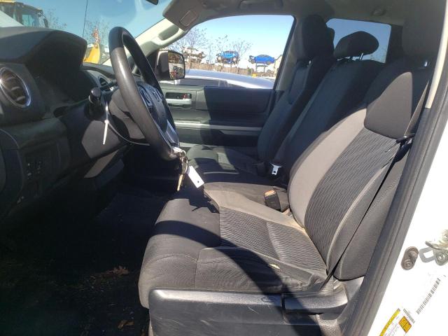 5TFUY5F10EX350573 - 2014 TOYOTA TUNDRA DOUBLE CAB SR/SR5 WHITE photo 7