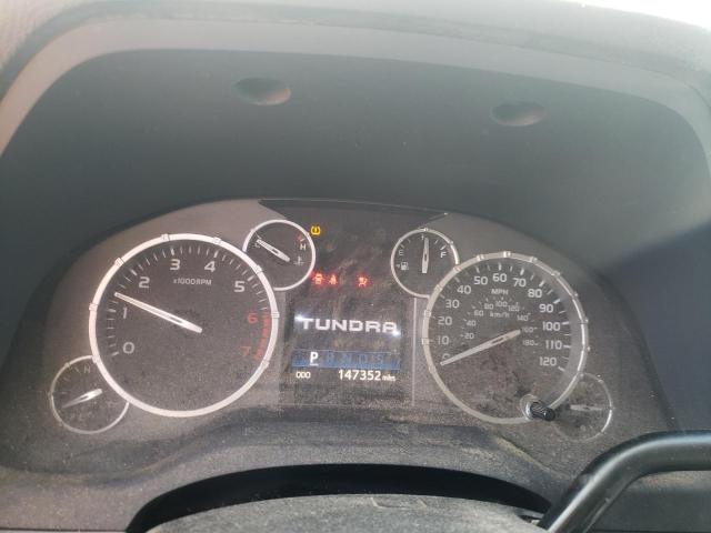 5TFUY5F10EX350573 - 2014 TOYOTA TUNDRA DOUBLE CAB SR/SR5 WHITE photo 9