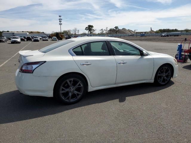 1N4AA5AP8EC445771 - 2014 NISSAN MAXIMA S WHITE photo 3