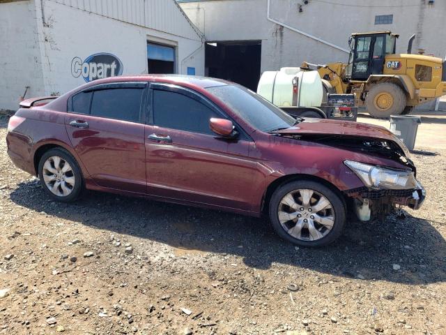 1HGCP36838A017017 - 2008 HONDA ACCORD EXL MAROON photo 4