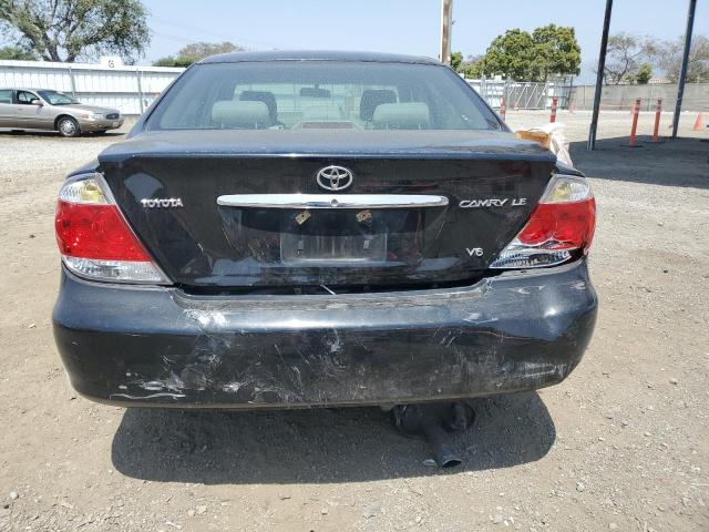 4T1BF32K15U091069 - 2005 TOYOTA CAMRY LE BLACK photo 6