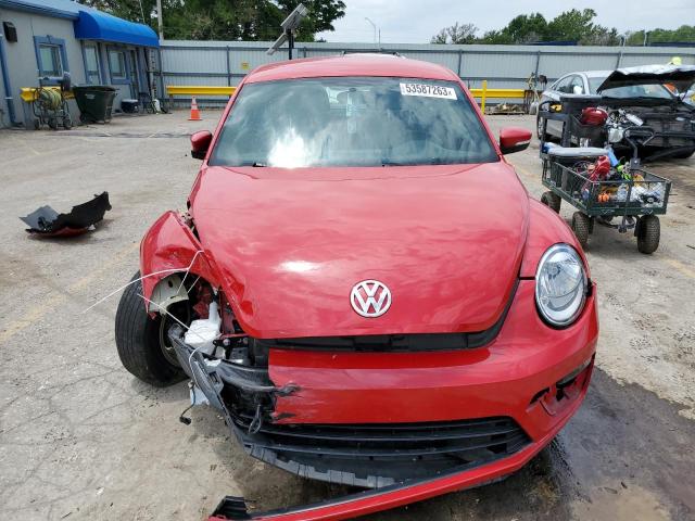 3VWFD7AT1KM708271 - 2019 VOLKSWAGEN BEETLE S RED photo 5