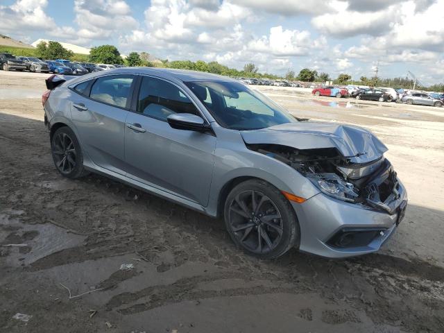 2HGFC2F85KH602449 - 2019 HONDA CIVIC SPORT GRAY photo 4