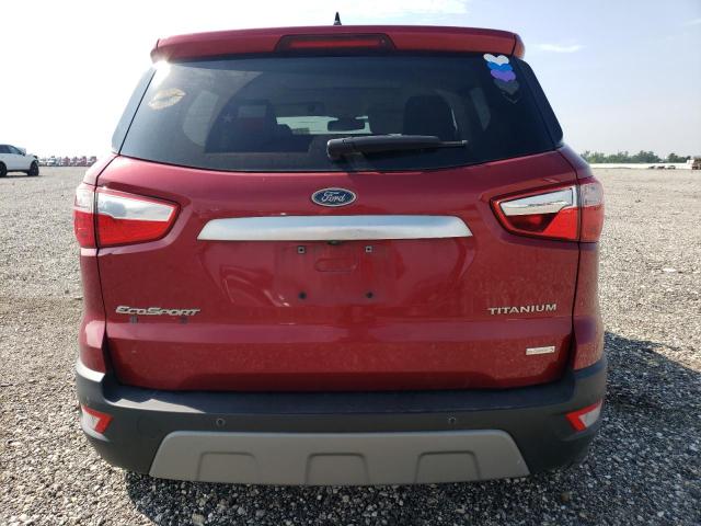 MAJ3P1VE6JC164491 - 2018 FORD ECOSPORT TITANIUM RED photo 6