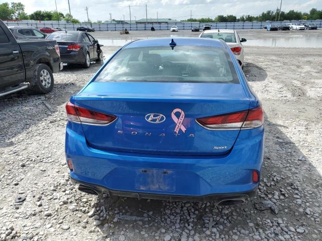 5NPE34AF7JH713876 - 2018 HYUNDAI SONATA SPORT BLUE photo 6