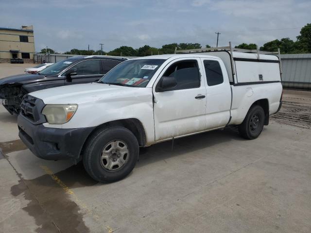 5TFTX4CN5DX028719 - 2013 TOYOTA TACOMA ACCESS CAB WHITE photo 1