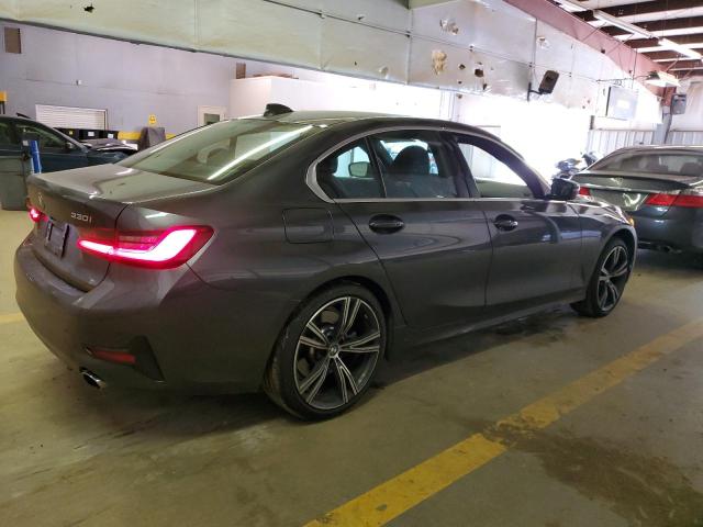 3MW5R1J07M8B93465 - 2021 BMW 330I CHARCOAL photo 3