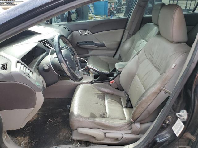 2HGFB2F90CH536762 - 2012 HONDA CIVIC EXL შავი ფოტო 7