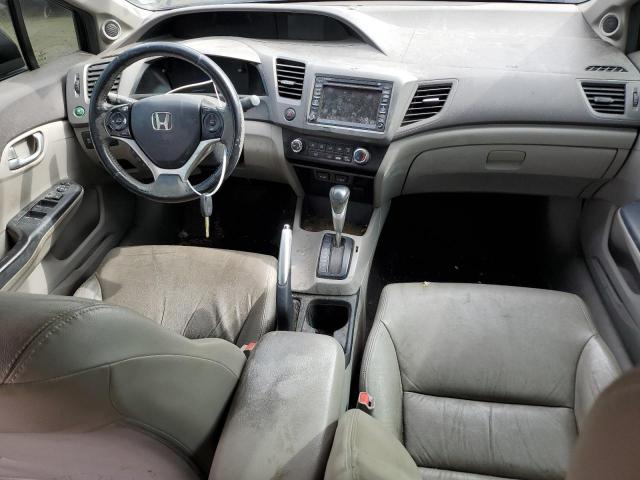 2HGFB2F90CH536762 - 2012 HONDA CIVIC EXL შავი ფოტო 8