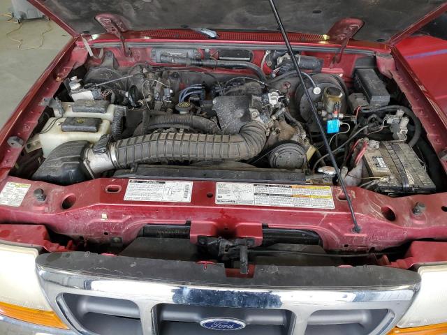 1FTZR15XXWPA56780 - 1998 FORD RANGER SUPER CAB MAROON photo 11