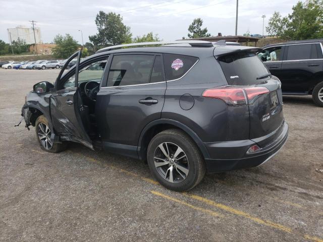 2T3WFREV7JW511302 - 2018 TOYOTA RAV4 ADVENTURE GRAY photo 2