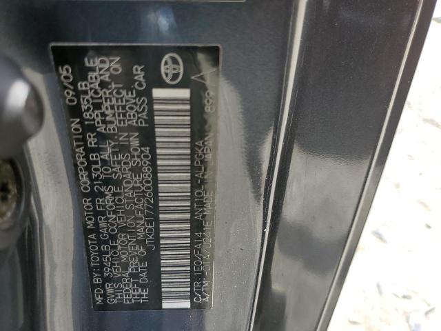 JTKDE177260088904 - 2006 TOYOTA SCION TC 灰色 照片 12