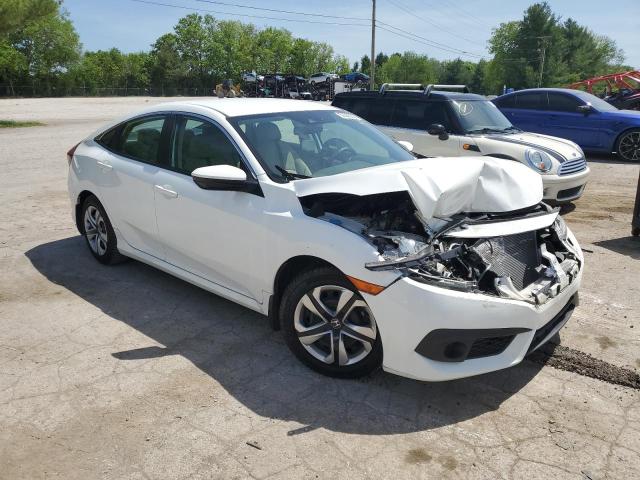 19XFC2F65JE005616 - 2018 HONDA CIVIC LX WHITE photo 4