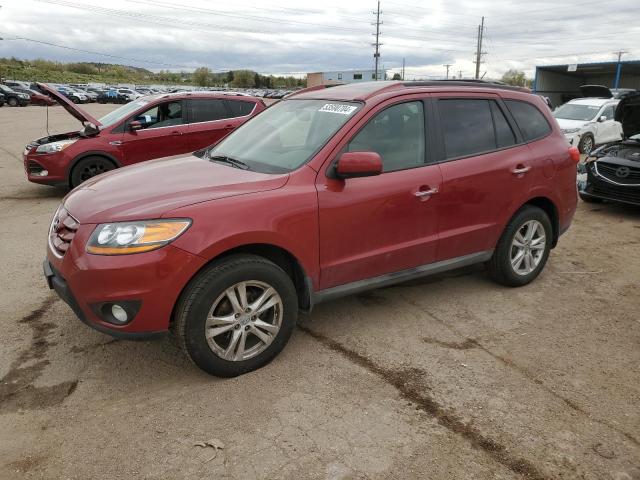 5XYZKDAG6BG041797 - 2011 HYUNDAI SANTA FE LIMITED RED photo 1