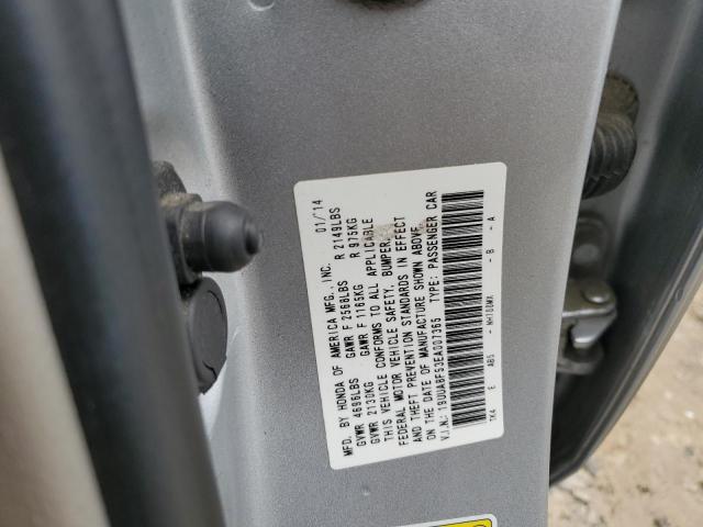 19UUA8F53EA007365 - 2014 ACURA TL TECH SILVER photo 12