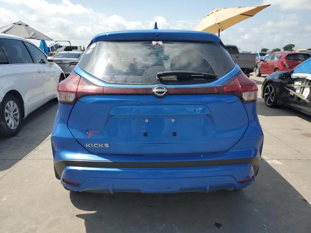 3N1CP5BV6NL494747 - 2022 NISSAN KICKS S BLUE photo 6