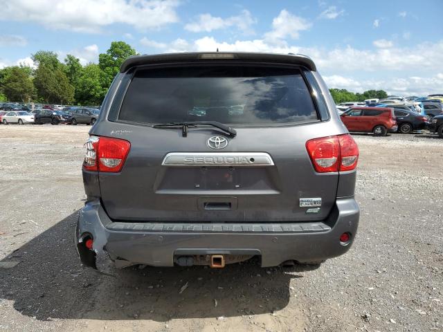 5TDJW5G19BS049289 - 2011 TOYOTA SEQUOIA LIMITED GRAY photo 6