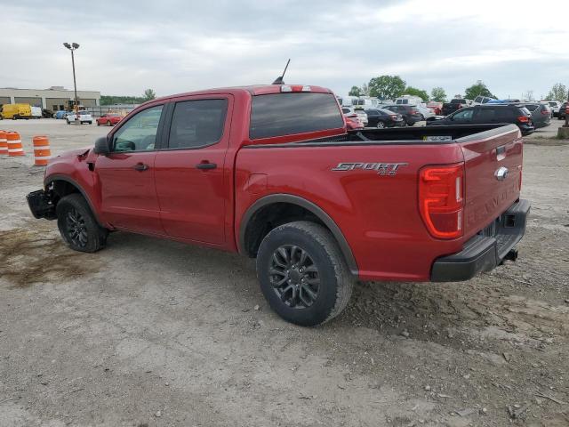 1FTER4FH1LLA38081 - 2020 FORD RANGER XL RED photo 2