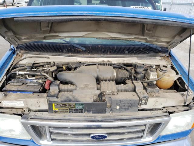 1FBSS31L06DA77597 - 2006 FORD ECONOLINE E350 SUPER DUTY WAGON BLUE photo 12