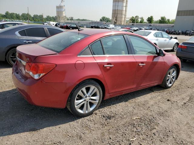 1G1PH5S93B7129398 - 2011 CHEVROLET CRUZ LTZ RED photo 3