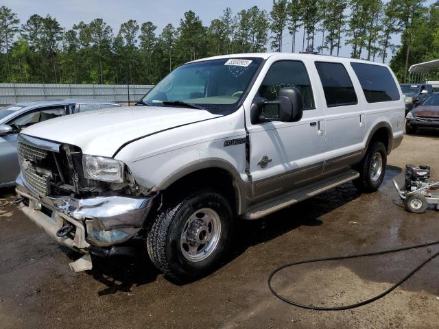 1FMSU43F02EA38723 - 2002 FORD EXCURSION LIMITED WHITE photo 1