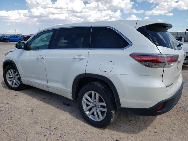 5TDZKRFH1GS153447 - 2016 TOYOTA HIGHLANDER LE WHITE photo 2