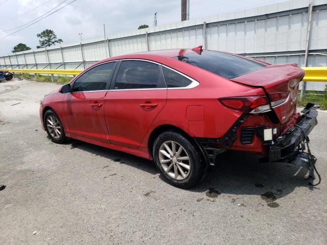 5NPE24AF8KH744669 - 2019 HYUNDAI SONATA SE RED photo 2