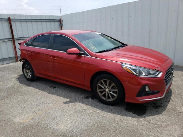 5NPE24AF8KH744669 - 2019 HYUNDAI SONATA SE RED photo 4