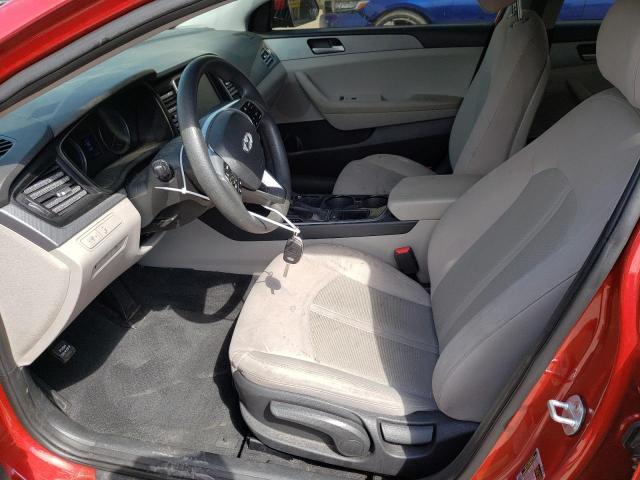 5NPE24AF8KH744669 - 2019 HYUNDAI SONATA SE RED photo 7