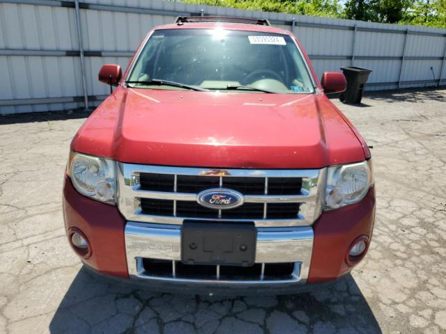 1FMCU9EG0CKB47113 - 2012 FORD ESCAPE LIMITED RED photo 5