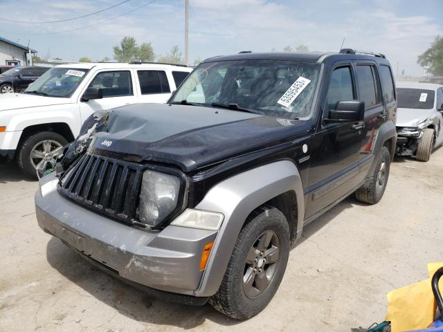 1J4PN3GK2BW502298 - 2011 JEEP LIBERTY RENEGADE BLACK photo 1